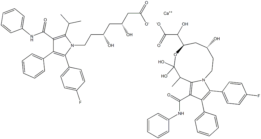 Ortho-Hydroxy atorvastatin lactone Struktur