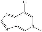 4-Chloro-6-Methyl-6-Azaindol Struktur