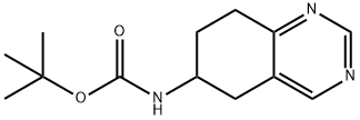 (5,6,7,8-Tetrahydro-quinazolin-6-yl)-carbaMic acid tert-butyl ester Struktur