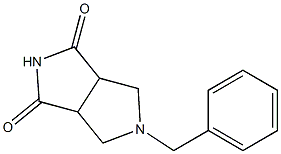 5-Benzyl-tetrahydro-pyrrolo[3,4-c]pyrrole-1,3-dione Struktur