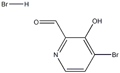 4-broMo-3-hydroxypicolinaldehyde HBr Struktur