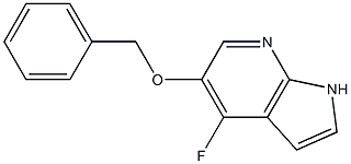 5-Benzyloxy-4-fluoro-7-azaindole Struktur