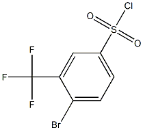 4-BroMo-3-trifluoroMethylbenzensulfonylchloride Struktur