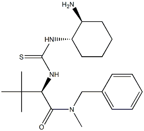 (2R)-2-[[[[(1S,2S)-2-aMinocyclohexyl]aMino]thioxoMethyl]aMino]-N,3,3-triMethyl-N-(phenylMethyl)-ButanaMide Struktur