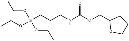 3-(O-TETRAHYDROFURFURYL)CARBAMOYLPROPYLTRIETHOXYSILANE Struktur