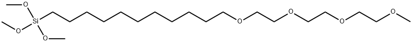 METHOXYTRIETHYLENEOXYUNDECYLTRIMETHOXYSILANE Struktur