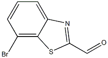 7-BroMobenzo[d]thiazole-2-carbaldehyde Struktur