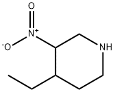 4-ethyl-3-nitropiperidine Struktur