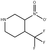 3-nitro-4-(trifluoroMethyl)piperidine Struktur