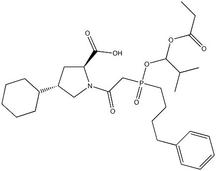 Fosinopril EP IMpurity E Struktur