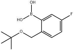 2-(tert-butoxyMethyl)-5-fluorophenylboronic acid Struktur