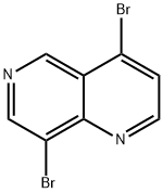 4,8-DibroMo-[1,6]naphthyridine Struktur