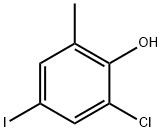 2-chloro-4-iodo-6-Methylphenol Struktur