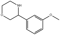 3-(3-Methoxyphenyl)Morpholine Struktur