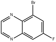 5-BroMo-7-fluoroquinoxaline Struktur