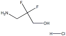 3-AMINO-2,2-DIFLUOROPROPAN-1-OLHCl Struktur