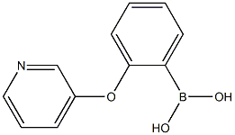 (2-(pyridin-3-yloxy)phenyl)boronic acid Struktur