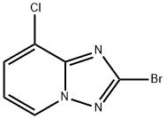 2-BroMo-8-chloro-[1,2,4]triazolo[1,5-a]pyridine Struktur