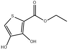 ethyl 3,4-dihydroxythiophene-2-carboxylate Struktur