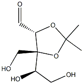 2,3-O-Isopropylidene-3-hydroxyMethyl-D-ribose Struktur