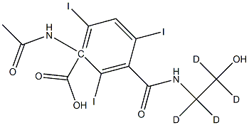 Ioxitalamic Acid-d4 Struktur