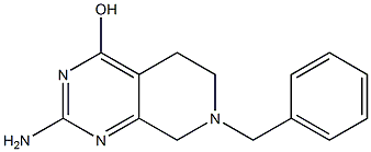 2-AMino-7-benzyl-5,6,7,8-tetrahydro-pyrido[3,4-d]pyriMidin-4-ol Struktur