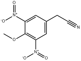 (4-Methoxy-3,5-dinitro-phenyl)-acetonitrile Struktur