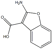 2-aMinobenzofuran-3-carboxylic acid Struktur