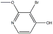 3-BroMo-4-hydroxy-2-Methoxyl-pyridine Struktur