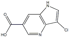 3-Chloro-4-azaindole-6-carboxylic acid Struktur