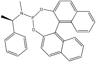 S-N-Methyl-N-[(1R)-1-phenylethyl]-Dinaphtho[2,1-d:1',2'-f][1,3,2]dioxaphosphepin-4-aMine Struktur