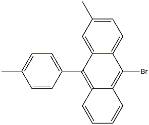 10-broMo-2-Methyl-9-(p-tolyl)anthracene Struktur