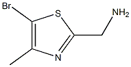 (5-BroMo-4-Methylthiazol-2-yl)MethanaMine Struktur