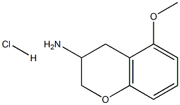 5-Methoxy-chroMan-3-ylaMine hydrochloride Struktur