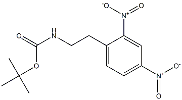 tert-butyl 2,4-dinitrophenethylcarbaMate Struktur