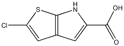 2-chloro-6H-thieno[2,3-b]pyrrole-5-carboxylic acid Struktur