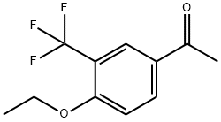 4'-Ethoxy-3'-(trifluoroMethyl)acetophenone, 97% Struktur