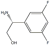 (2R)-2-AMINO-2-(3,5-DIFLUOROPHENYL)ETHAN-1-OL Struktur