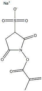 sodiuM 1-(Methacryloyloxy)-2,5-dioxopyrrolidine-3-sulfonate Struktur