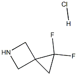 1,1-Difluoro-5-azaspiro[2.3]hexane hydrochloride Struktur