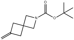 tert-butyl 6-Methylidene-2-azaspiro[3.3]heptane-2-carboxylate Struktur