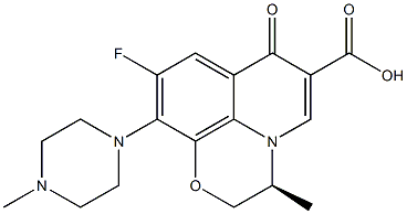 (R)-Levofloxacin Struktur