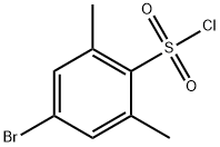 4-broMo-2,6-diMethylbenzene-1-sulfonyl chloride Struktur