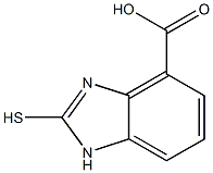 2-Mercapto-1H-benzo[d]iMidazole-4-carboxylic acid Struktur