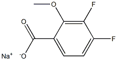 sodiuM 3,4-difluoro-2-Methoxybenzoate Struktur