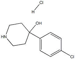 4-(4-chlorophenyl)piperidin-4-ol hydrochloride Struktur