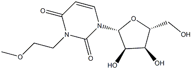 N3-(2-Methoxy)ethyluridine Struktur