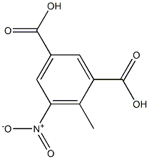 4-Methyl-5-nitroisophthalic acid Struktur