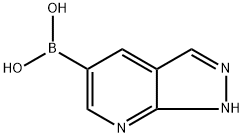 (1H-Pyrazolo[3,4-b]pyridin-4-yl)boronic acid Struktur