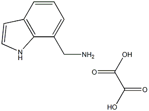 (1H-Indol-7-yl)MethylaMine oxalate Struktur